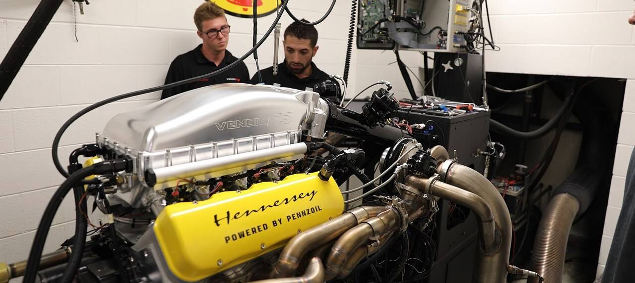 Hennessey Venom F5 Engine Specs - 1600-HP Hennessey Twin-Turbo V8