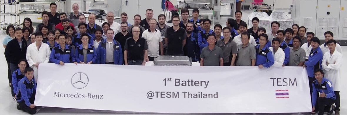 Mercedes Benz Starts Battery Production in Thailand Mercedes Benz Starts Battery Production in Thailand