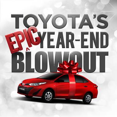 Toyota PH announces year-end blowout sale Toyota PH announces year-end blowout sale