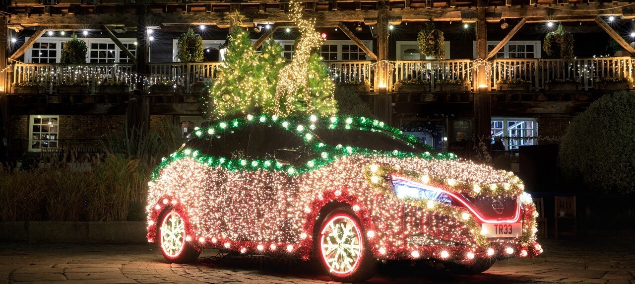 ‘Tis the Season to Be Leafy: Nissan Makes Christmas Tree out of Leaf EV ‘Tis the Season to Be Leafy: Nissan Makes Christmas Tree out of Leaf EV