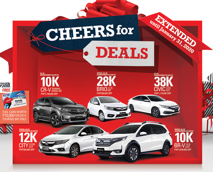 Honda Extends Holiday Promos this January Honda Extends Holiday Promos this January