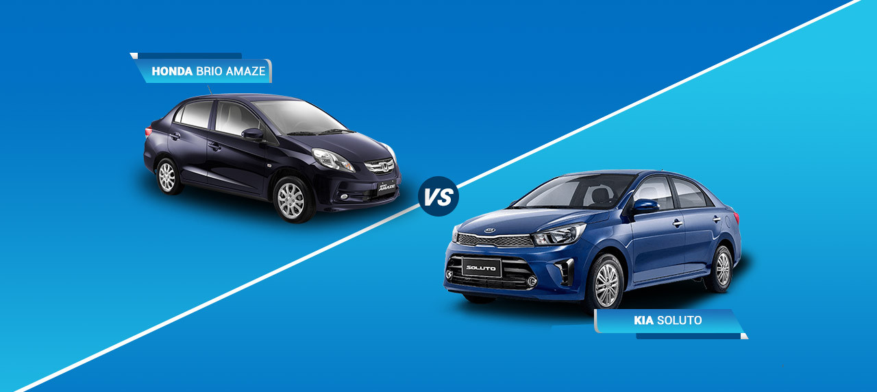 Car Comparison: Honda Brio Amaze Vs Kia Soluto