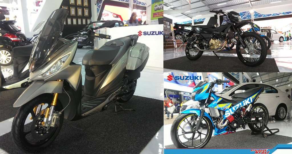 3 Modifikasi  Motor  Suzuki di  Jakarta  Fair 2016