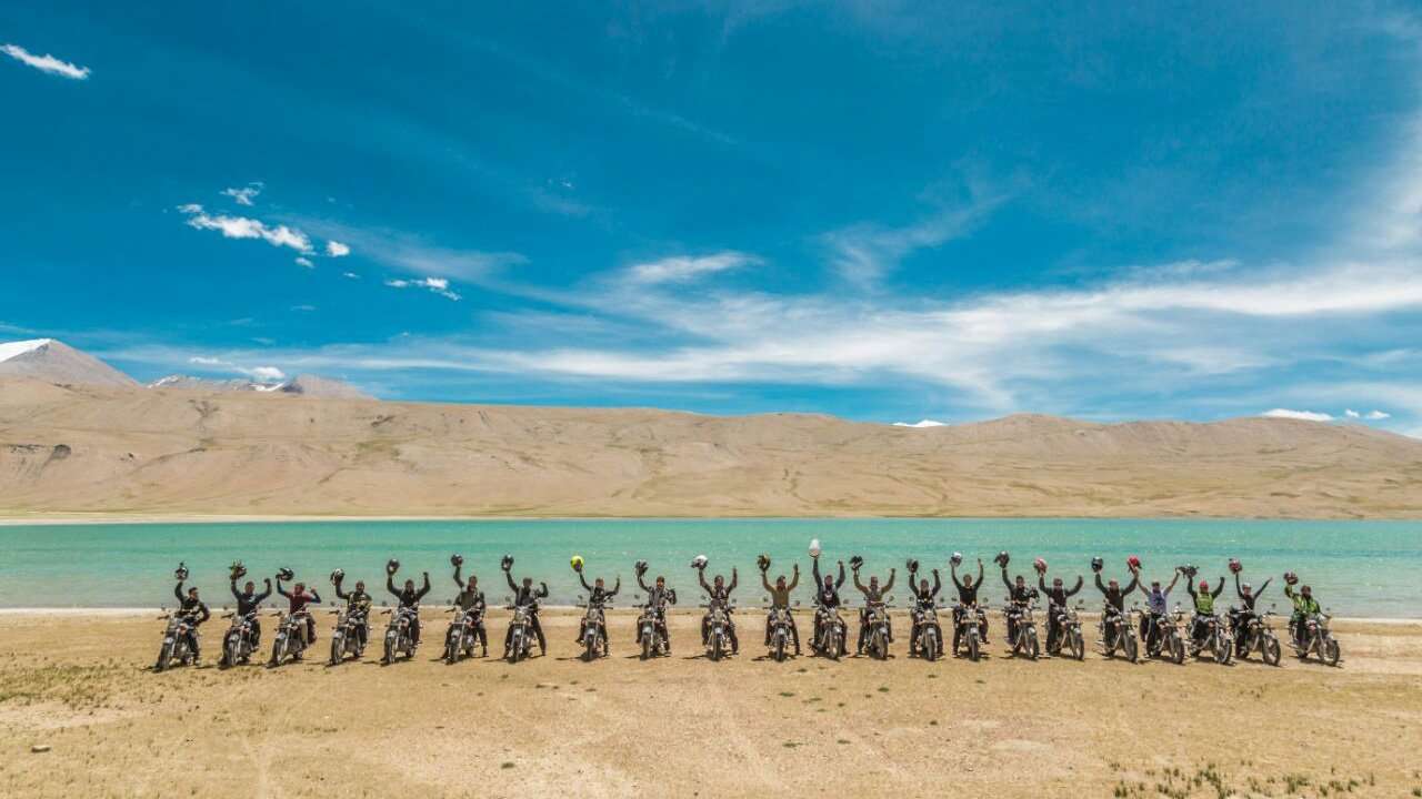 Royal Enfield Moto Himalaya 2017, Bermalam di Tso Kar Royal Enfield Moto Himalaya 2017, Bermalam di Tso Kar