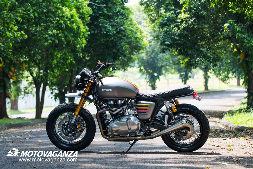 The Thruxcker, Transformasi dari Cafe Race ke Tracker The Thruxcker, Transformasi dari Cafe Race ke Tracker