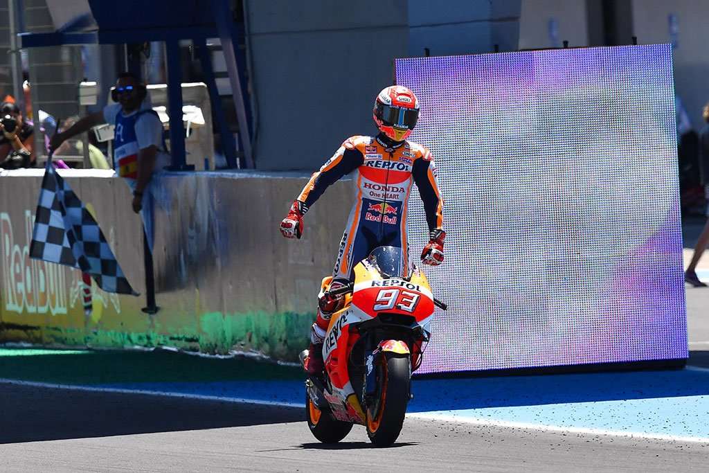 MotoGP: Lorenzo, Dovi, dan Pedrosa Kecelakaan, Marquez Juara di Jerez MotoGP: Lorenzo, Dovi, dan Pedrosa Kecelakaan, Marquez Juara di Jerez