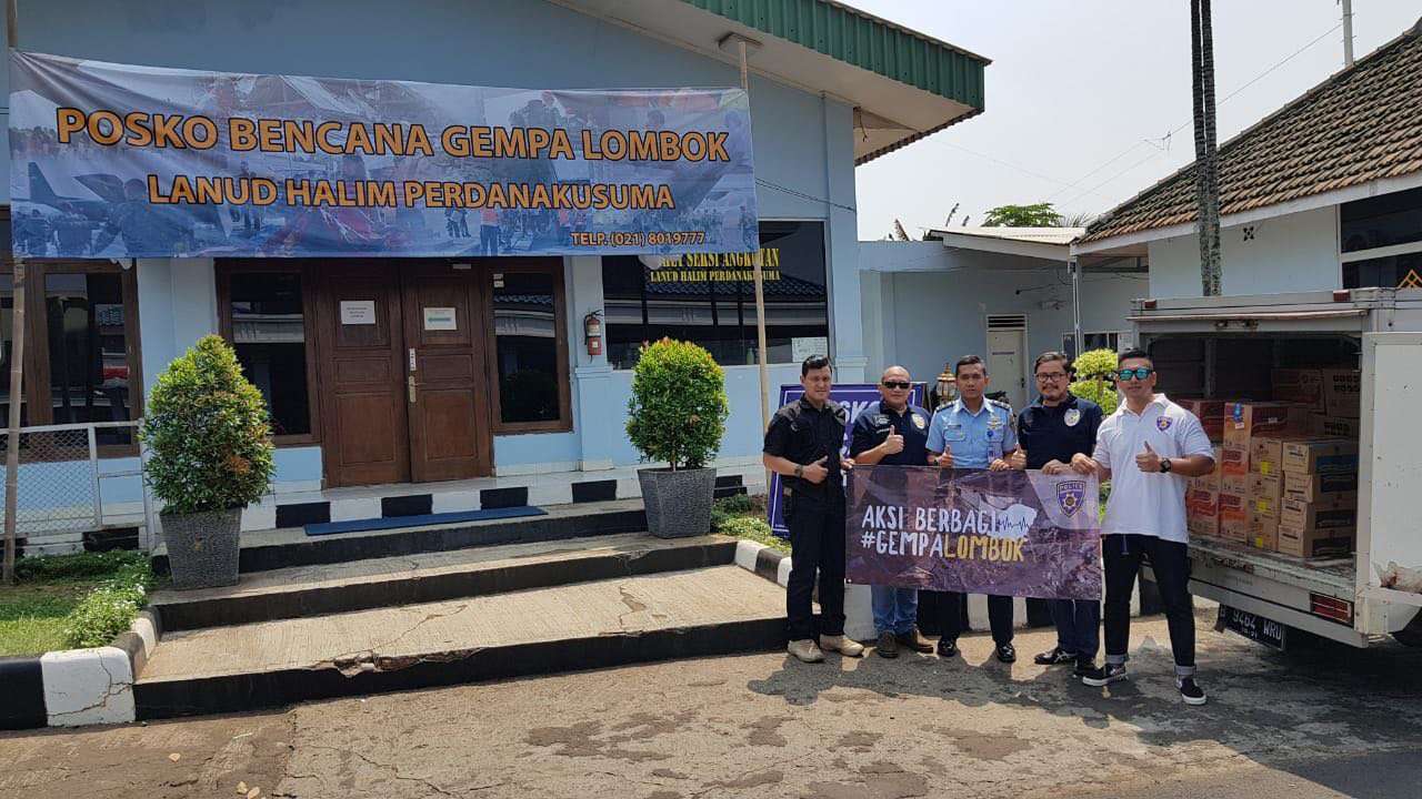 Komunitas Police Owner Group  Bantu Korban Gempa Lombok