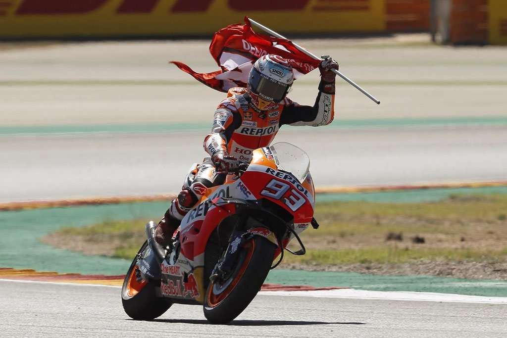 MotoGP: Kemenangan Marquez di Aragon Ternoda? MotoGP: Kemenangan Marquez di Aragon Ternoda?