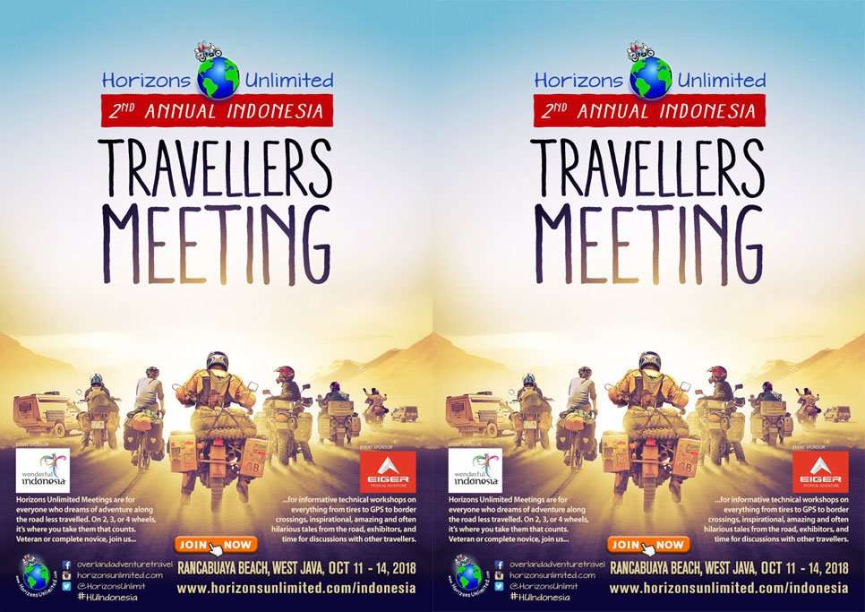 Horizons Unlimited 2018, Berbagi Pengalaman Para Petualang Dunia Horizons Unlimited 2018, Berbagi Pengalaman Para Petualang Dunia