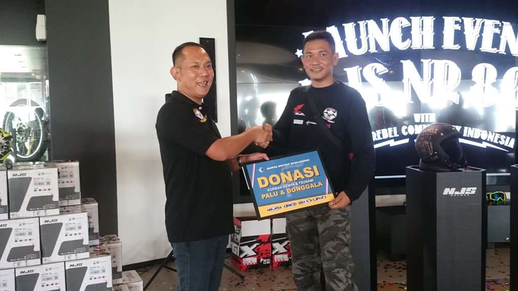 Lelang Helm, Cara HRCI Kumpulkan Donasi untuk Palu dan Donggala Lelang Helm, Cara HRCI Kumpulkan Donasi untuk Palu dan Donggala