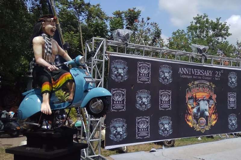HUT ke-23 Dewata Scooter Club Buktikan Penggemar Vespa Juga Millenial