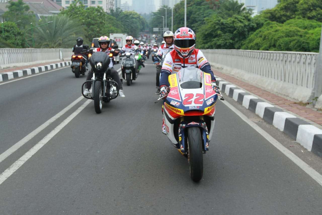 Sam Lowes "Balapan" di Jakarta Sam Lowes "Balapan" di Jakarta