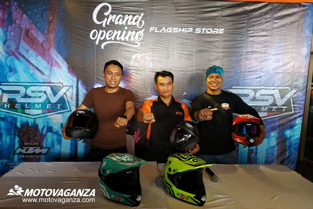 Makin Terkenal, RSV Helmet Buka Outlet ke-5 di KTM Daan Mogot