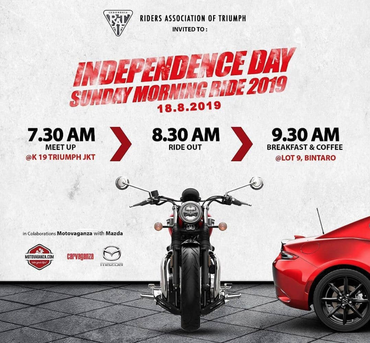 Kolaborasi Motovaganza dan Mazda Indonesia Berlangsung Meriah Kolaborasi Motovaganza dan Mazda Indonesia Berlangsung Meriah