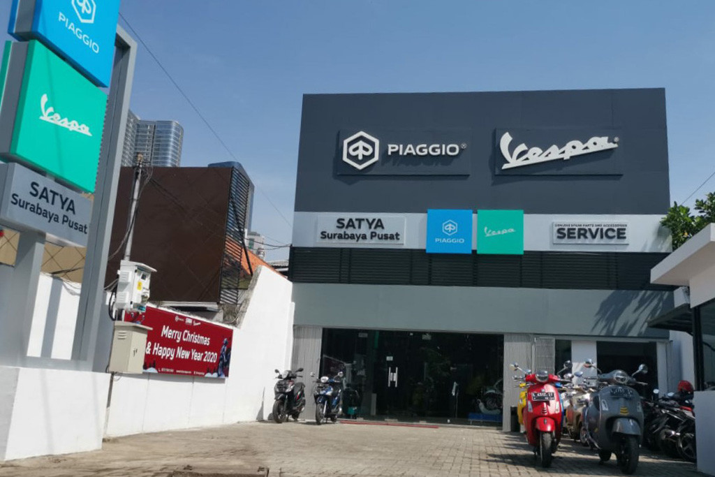 PT Piaggio Indonesia Memperluas Jaringan Diler di Jantung Kota Surabaya