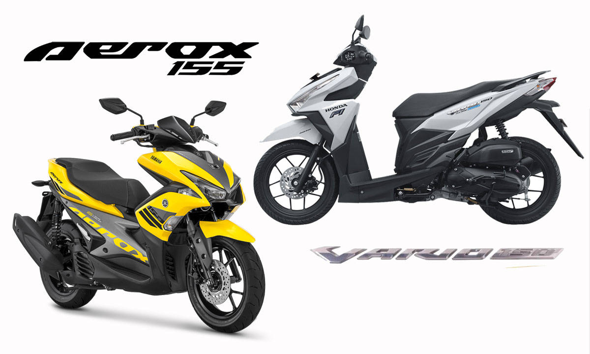 Rahasia Keunggulan Honda Vario 150 dari Yamaha Aerox 155