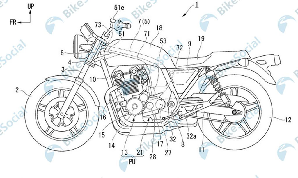 Honda Patenkan Transmisi Semi-Otomatis untuk CB1100 Honda Patenkan Transmisi Semi-Otomatis untuk CB1100