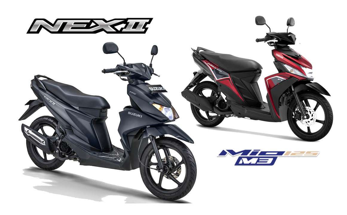 KOMPARASI: Yamaha Mio M3 Vs Suzuki Nex II KOMPARASI: Yamaha Mio M3 Vs Suzuki Nex II