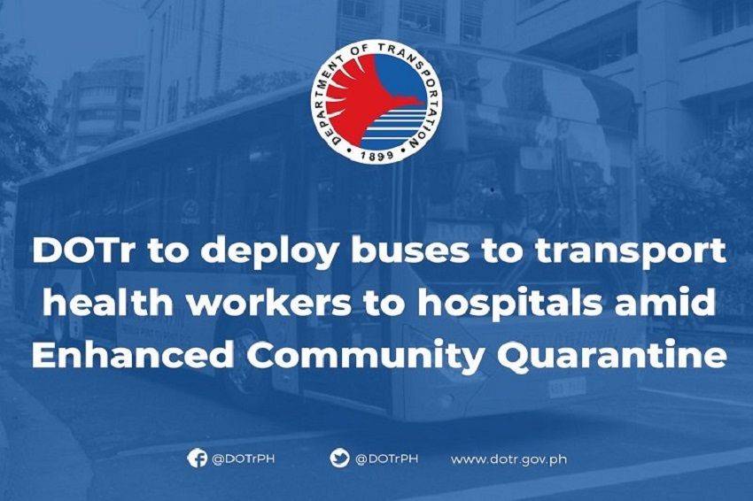 DOTr p2p bus coronavirus