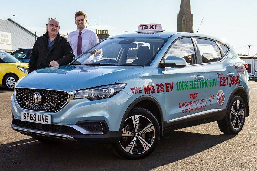 tayport taxis mg zs ev