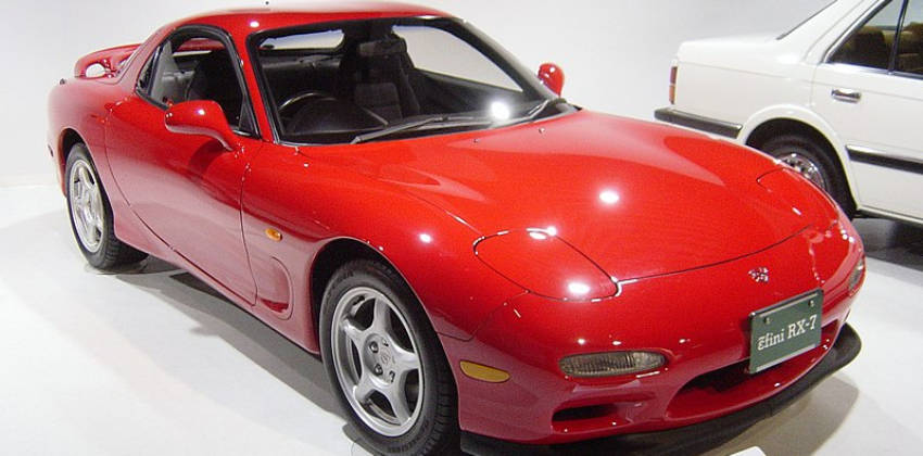 Red Mazda RX-7