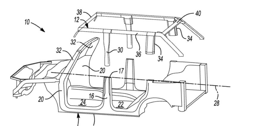 ford bronco roof patent