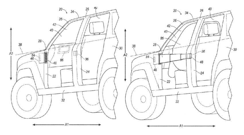 ford bronco door patent