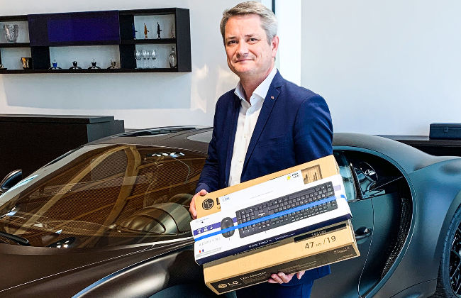 Bugatti Donates 120 Computers to Schools Amid Covid-19