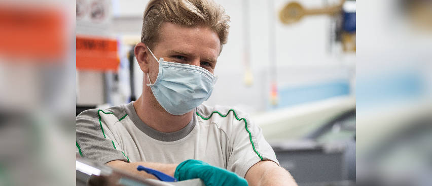 Bentley factory worker