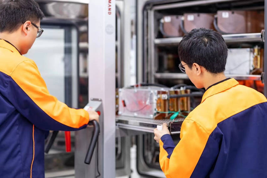 Volvo worker in their Sweden factory