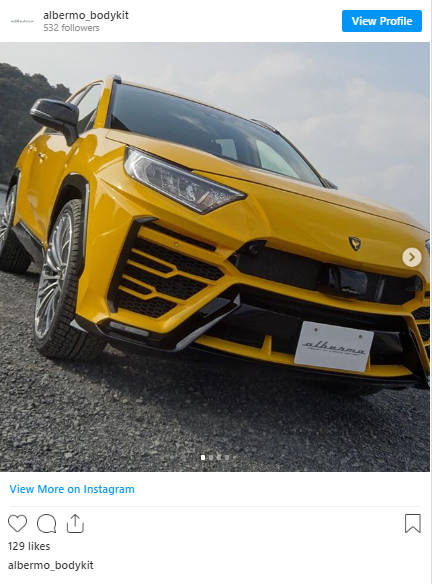 Rav 4 Clone Lamborghini Urus, Albermo Body Kit