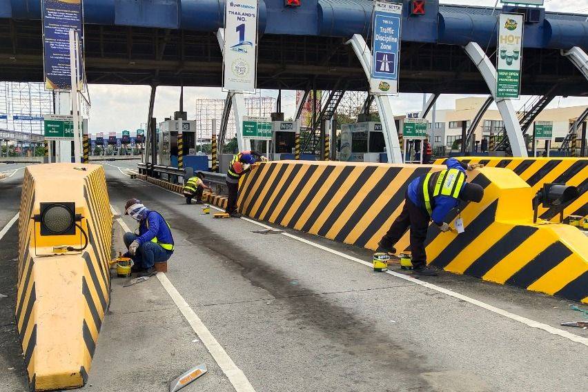 Nlex road work