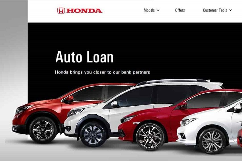 Honda Cars Ph Website Launches Auto Loan Link Page