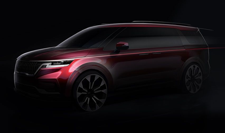 Kia Lansir Sketsa Sedona Baru, Siap Rilis Tahun Ini Kia Lansir Sketsa Sedona Baru, Siap Rilis Tahun Ini