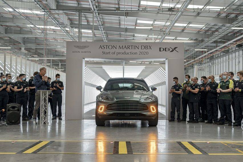 Aston Martin’s first-ever SUV rolls off production line