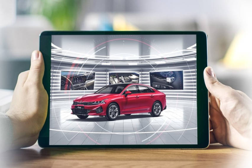 KIA livestream showroom