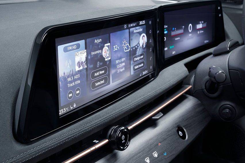 Nissan Ariya head unit