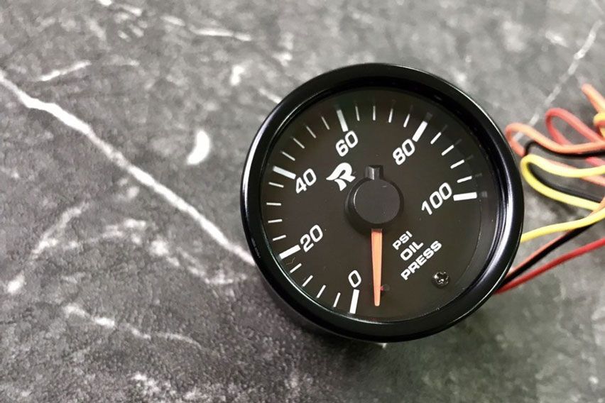 Oil pressure gauge
