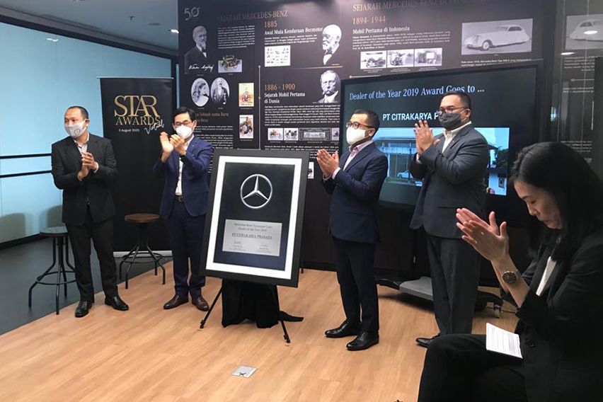 PT Citrakarya Pranata Bandung, Dealer Mercedes-Benz Terbaik 2019 Mercedes-Benz dealer award