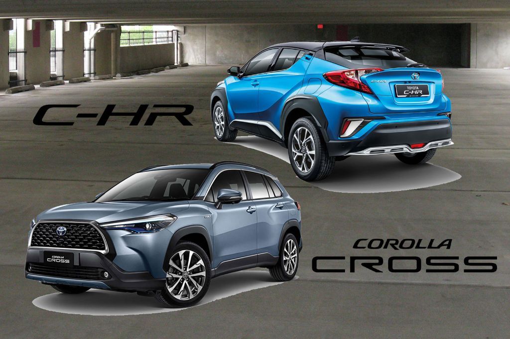 KOMPARASI: Ini Perbandingan Toyota Corolla Cross dan C-HR Corolla Cross Vs C-HR