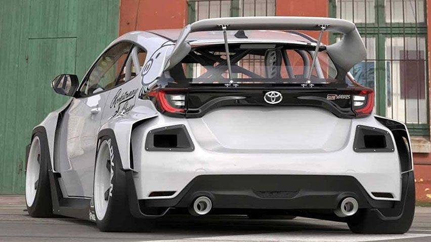 Modifikasi Toyota Yaris Rocket Bunny