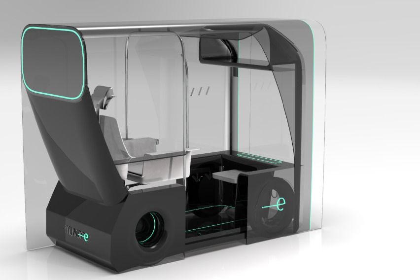 Self driving taxi "muvone concept" wins Ford award Muvone concept