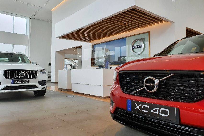 Volvo showroom