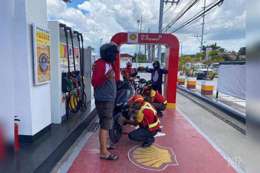 shell motorcycle lanes