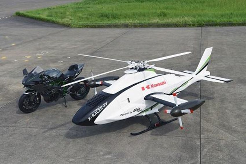 Sukses Terbang, Mesin Supercharger Kawasaki Ninja H2R Dicangkok ke Helikopter Sukses Terbang, Mesin Supercharger Kawasaki Ninja H2R Dicangkok ke Helikopter