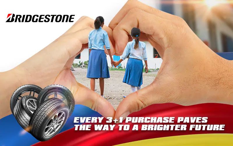 Bridgestone gives away free tires, premium items, and hope Bridgestone gives away free tires, premium items, and hope