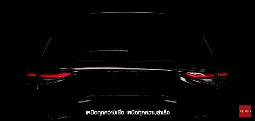 Isuzu mu-x teaser