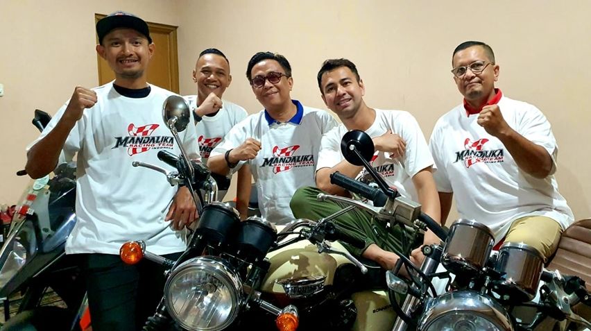 Mandalika Racing Team Gandeng Raffi Ahmad dan Garuda Indonesia Mandalika racing team