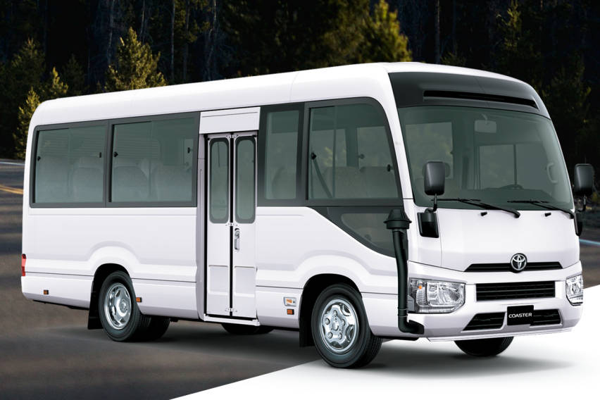 Toyota Coaster vs. the competition Your other local minibus options