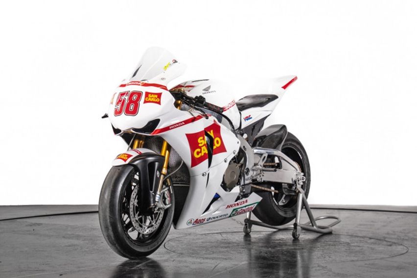 Honda CBR1000RR Bekas Dipakai Mendiang Marco Simoncelli Dijual Honda CBR1000RR Bekas Dipakai Mendiang Marco Simoncelli Dijual